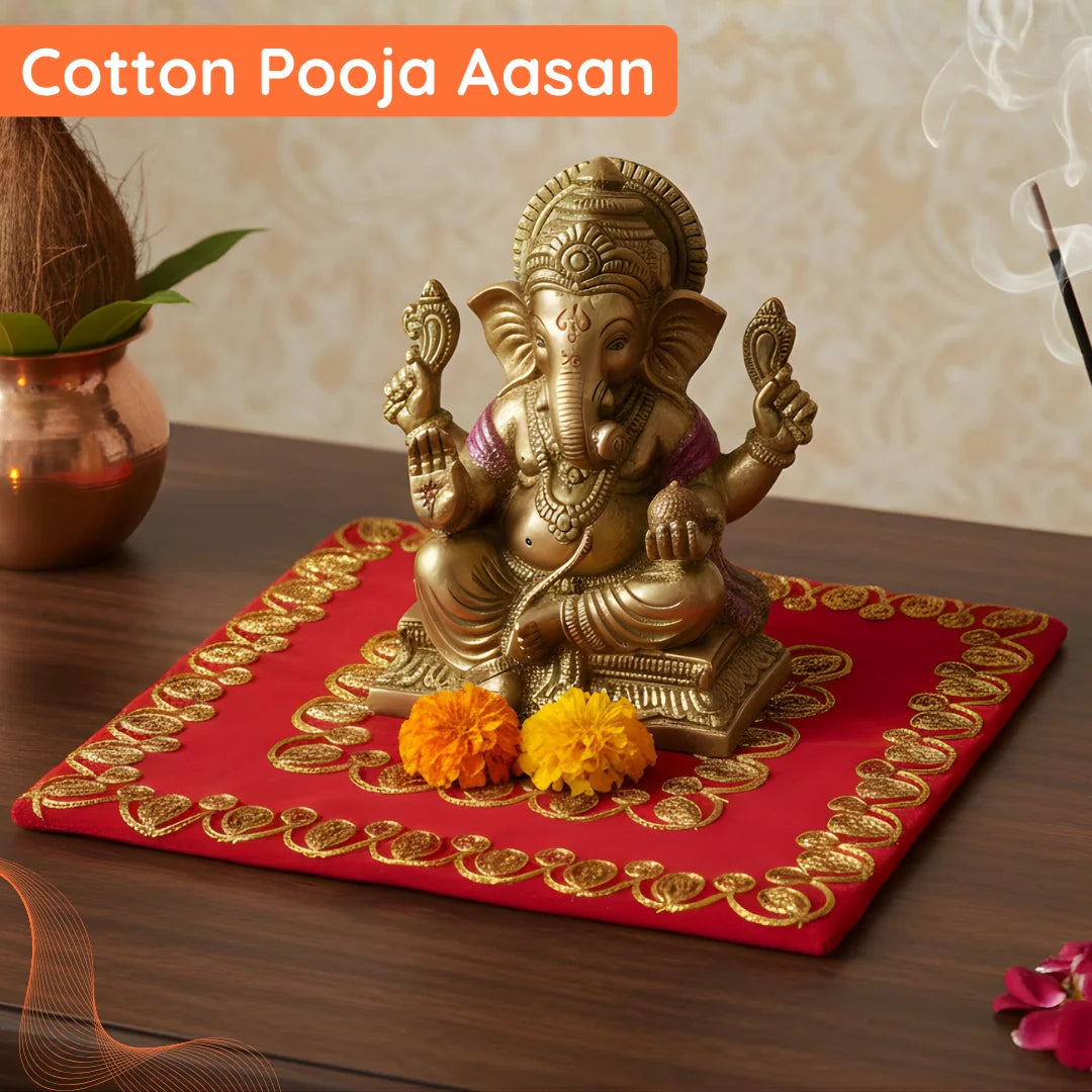 Cotton Pooja Aasan IMAGE 