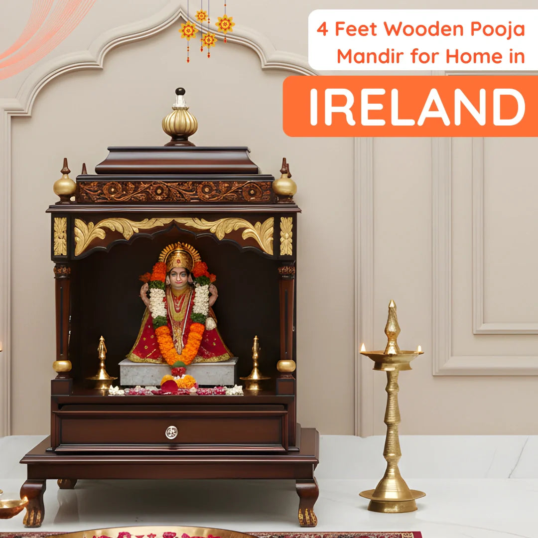 4 Feet Pooja Mandir in Ireland image 