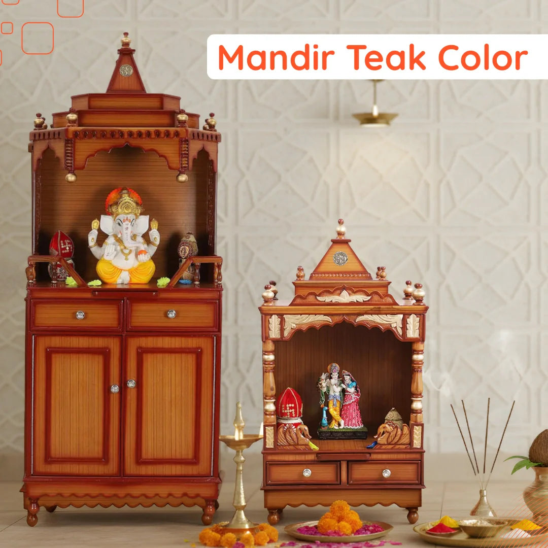 Mandir Teak Color IMAGE 