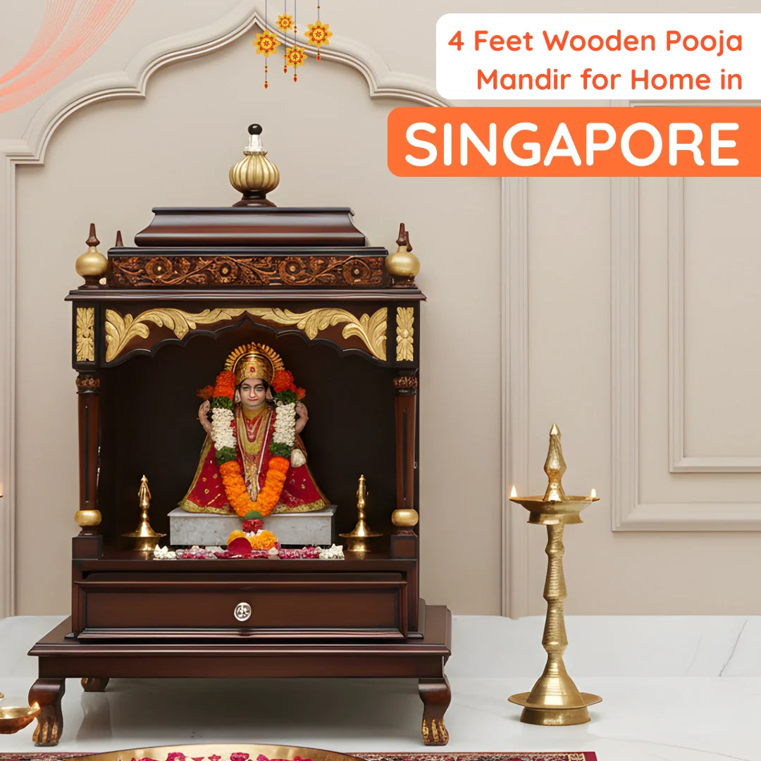 4 Feet Pooja Mandir in Singapore image 