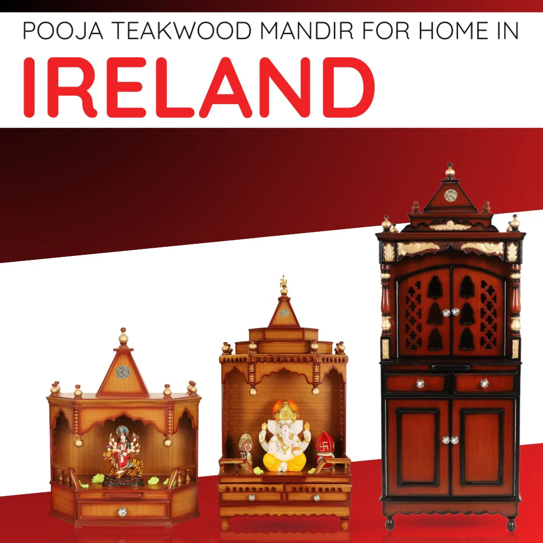 Teak Wood Mandir in Ireland image 