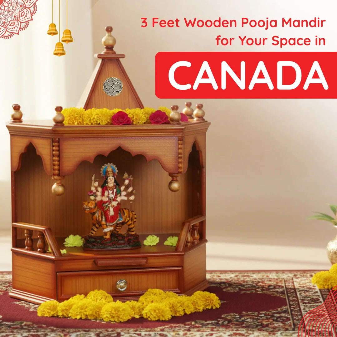 3 Feet Pooja Mandir in Canada image 