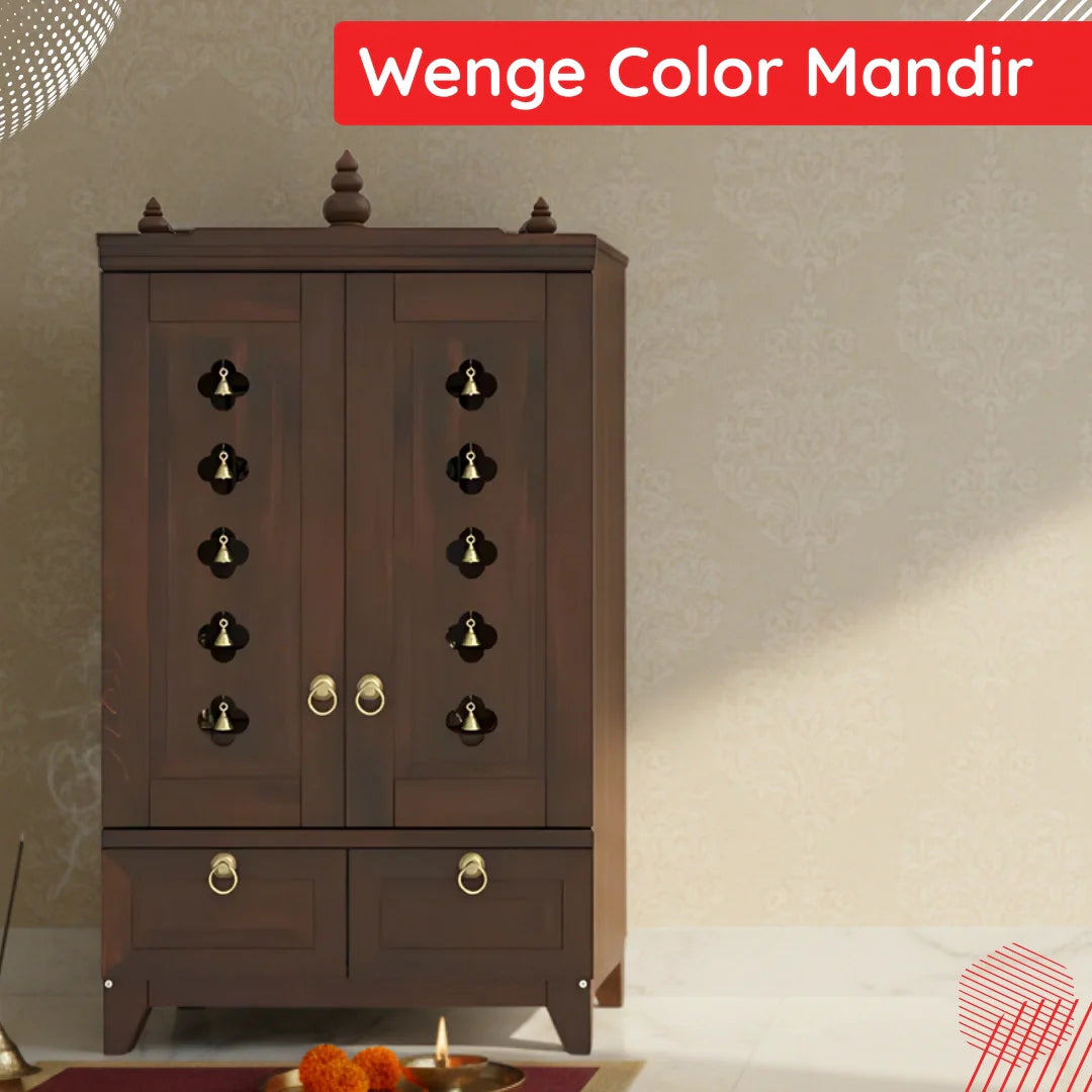 Wenge Color Mandir – DZYN Furnitures
