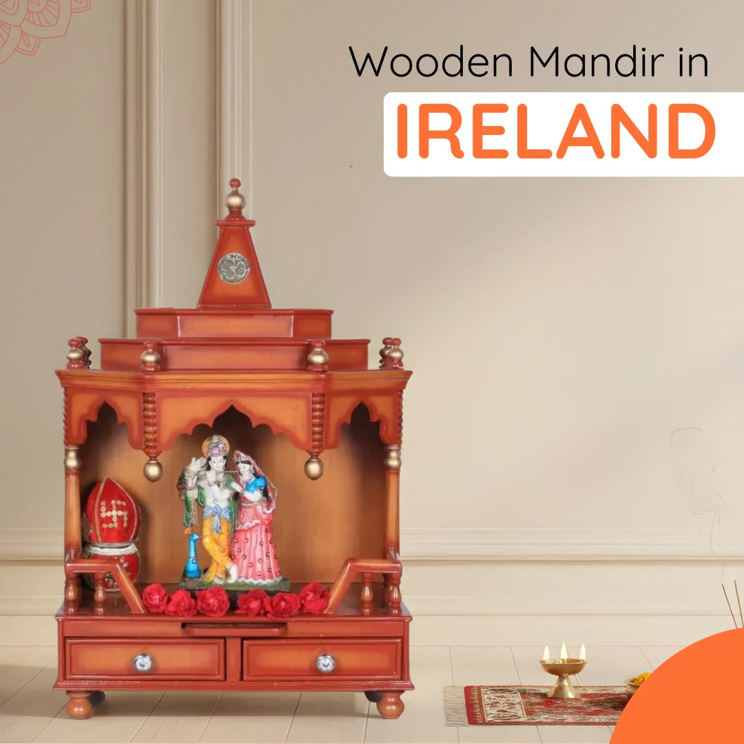 Wooden Mandir in Ireland image 