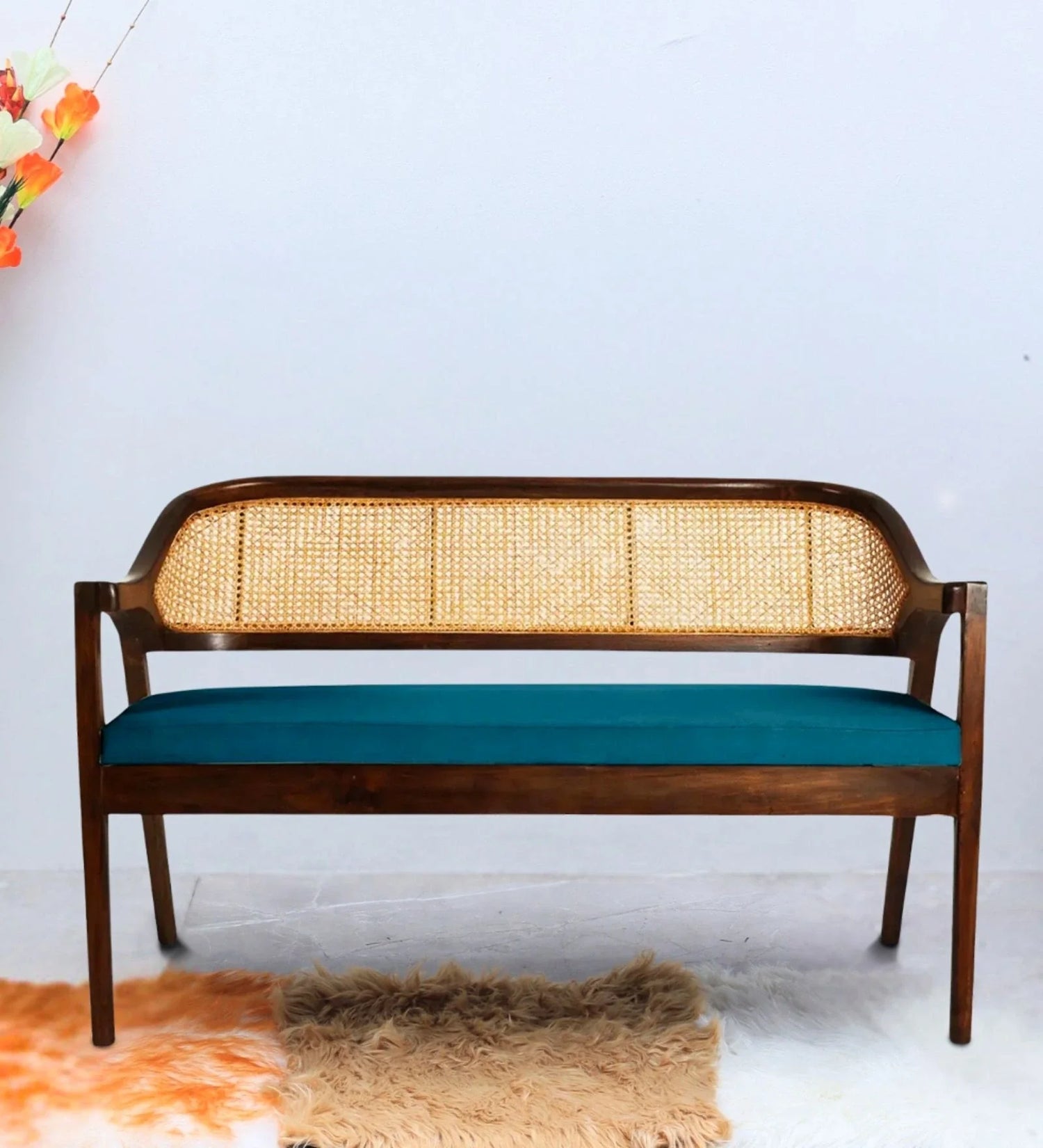 Arbor rattan cane sofa