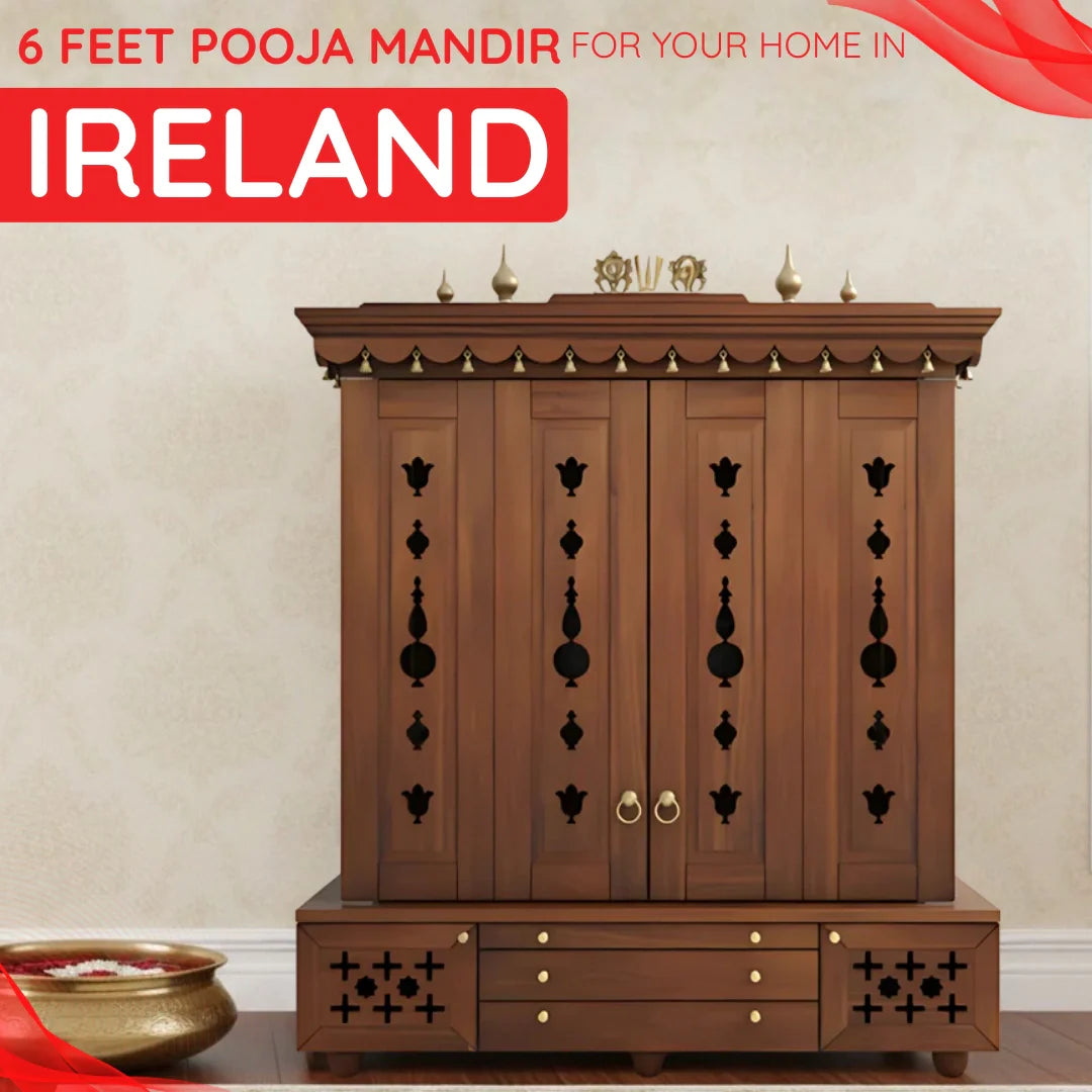 6 Feet Pooja Mandir in Ireland image 