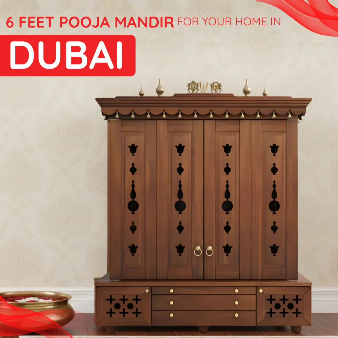 6 Feet Pooja Mandir in Dubai image