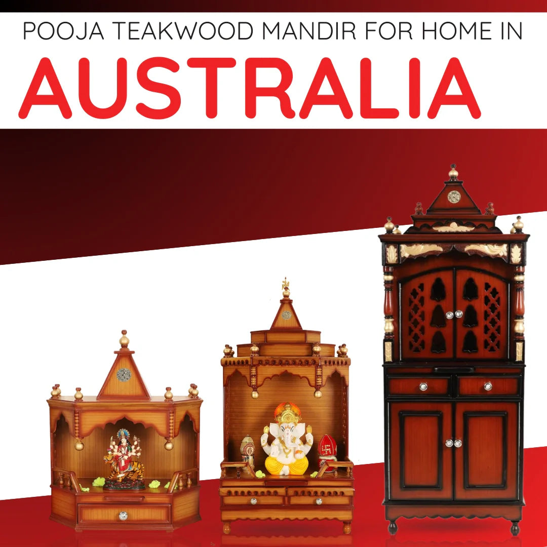 Teak Wood Mandir in Australia image