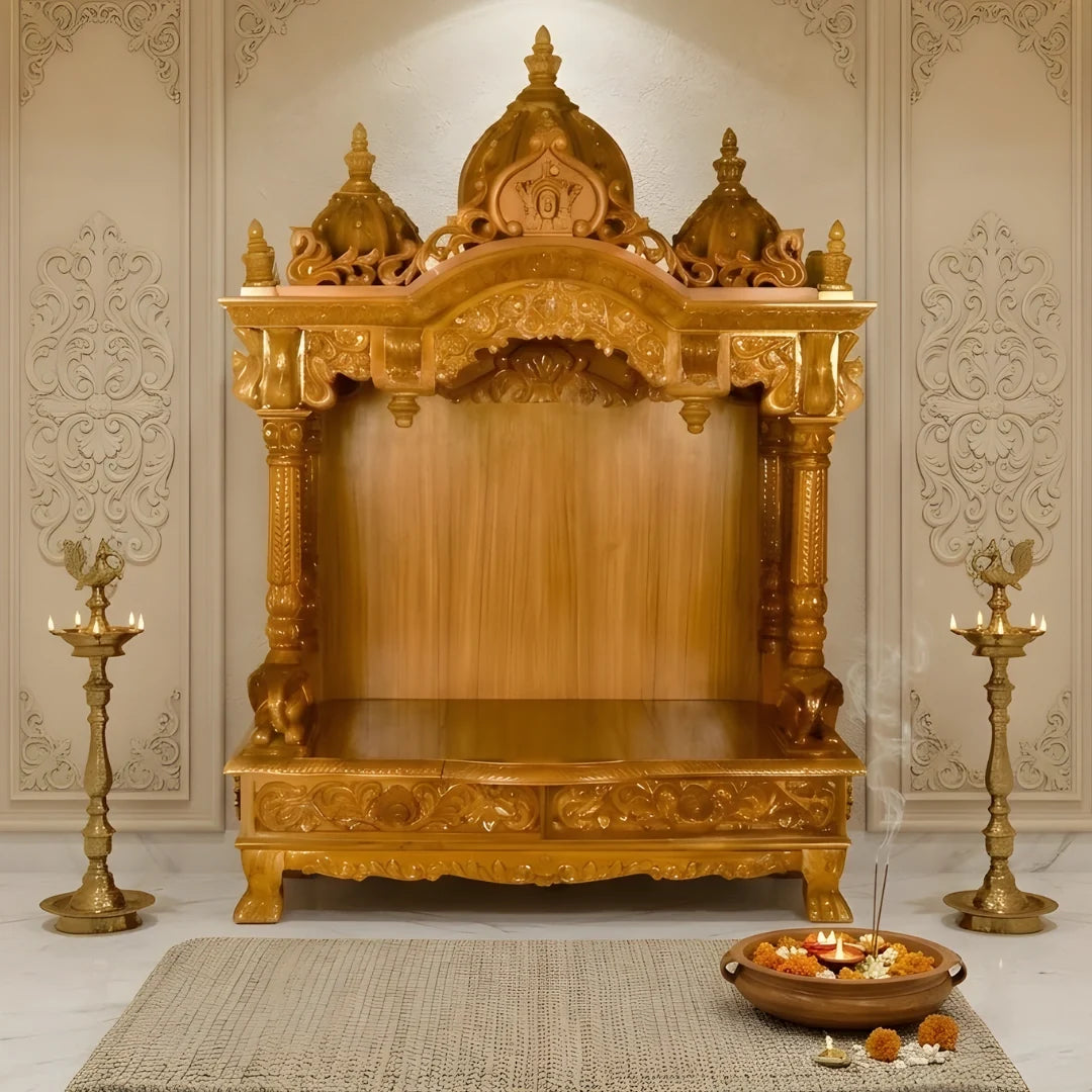 Pooja Mandir With Dome
