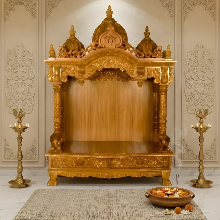 Pooja Mandir With Dome