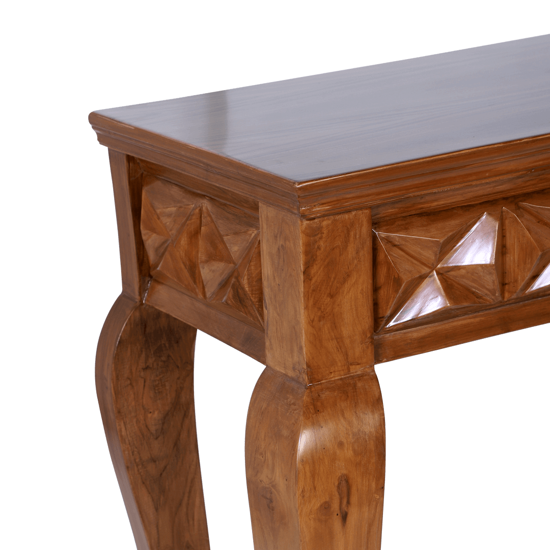Ziri Solid Wood Console Table (Teak)