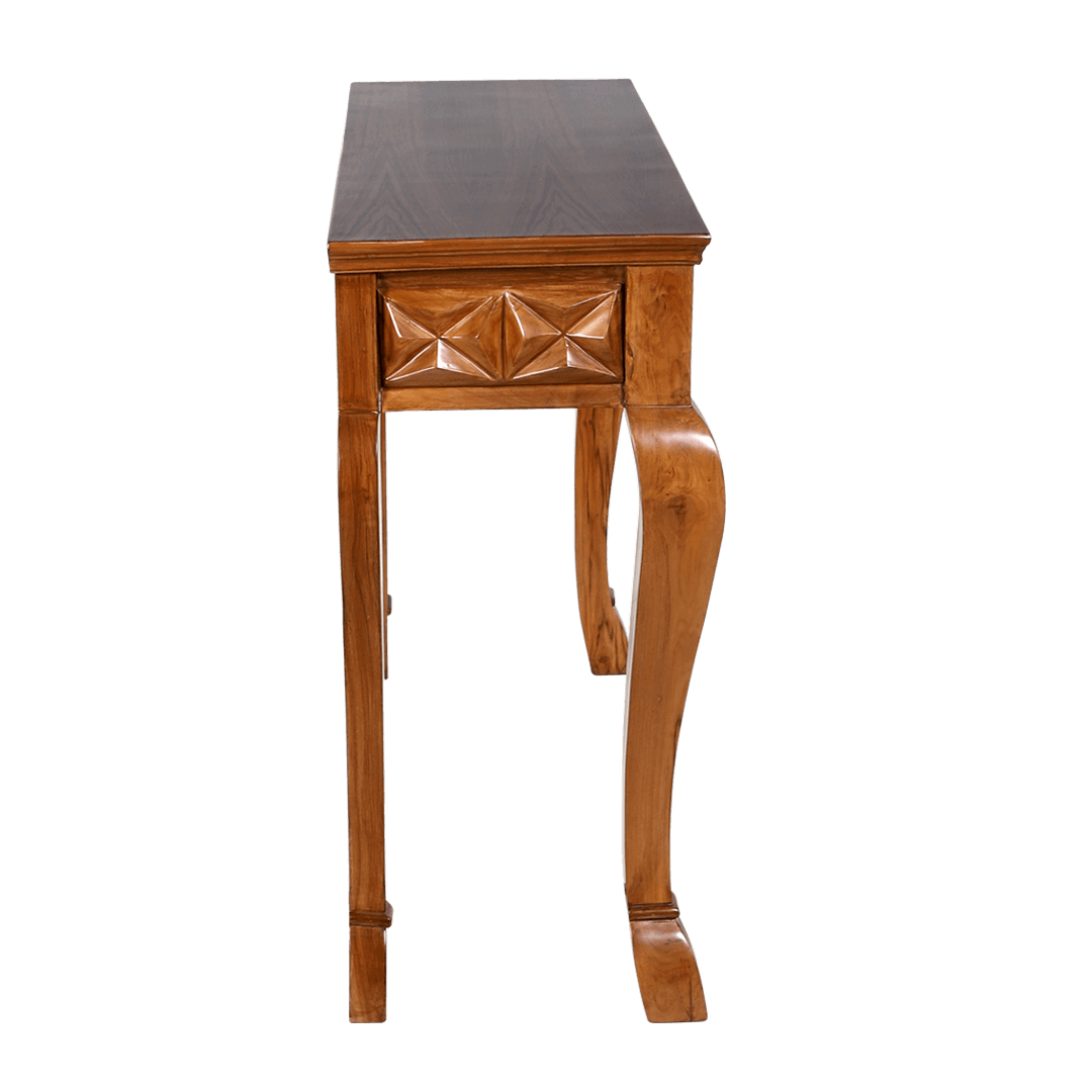Ziri Solid Wood Console Table (Teak)