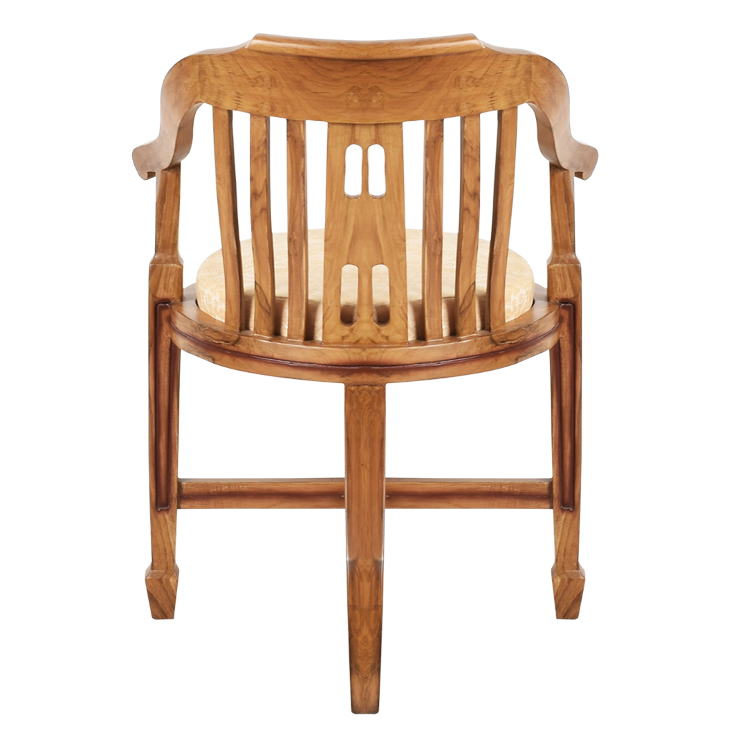 Canasto Teak Wood Arm Chair (Teak Beige)