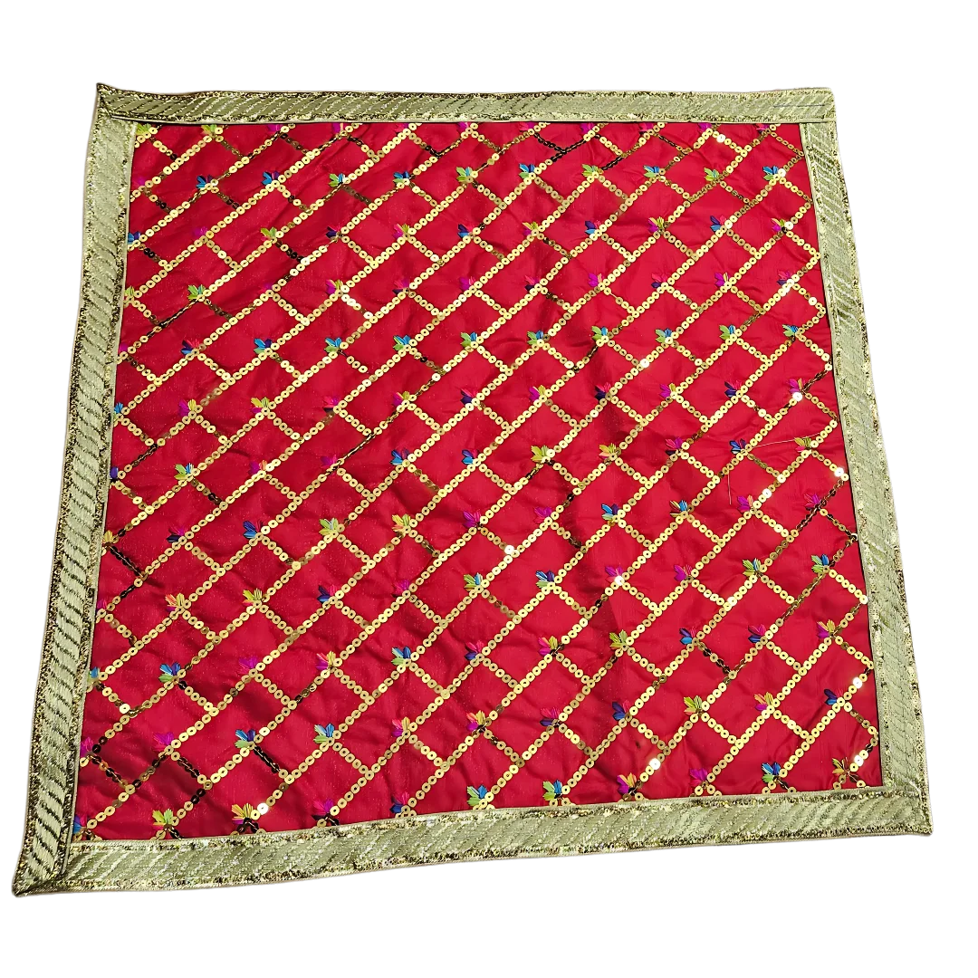 Red Designer Pooja Aasan