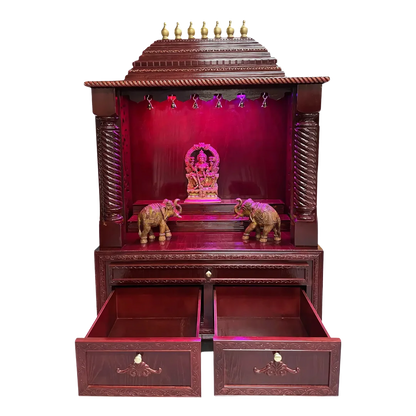 Shobha Teak Wood Mandap (Cherry)