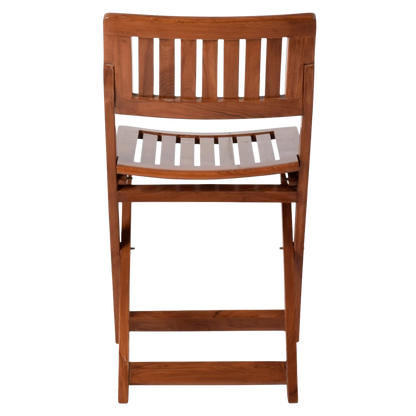 Flecto Solid Wood Living Room Chair (Teak)