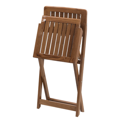 Flecto Solid Wood Living Room Chair (Teak)