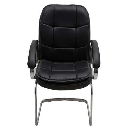 Vetra Visitor Chair with Armrest (Black)