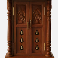 Aadinath Teak Wood Mandap (Brown)  close view 