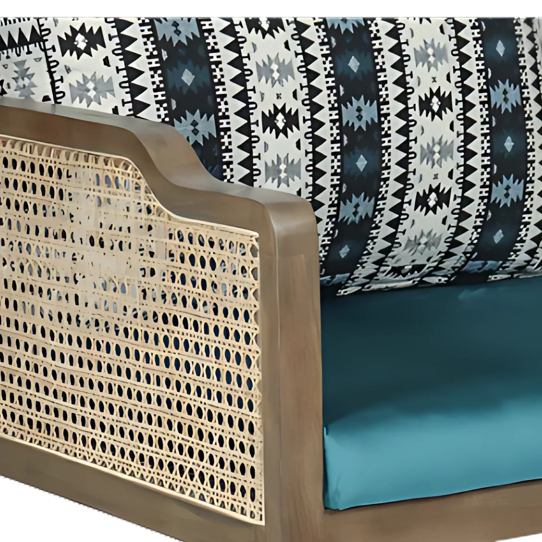 Aarika Teak Wood Lounge Chair (Teak) Zoom View