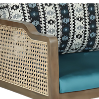 Aarika Teak Wood Lounge Chair (Teak) Zoom View