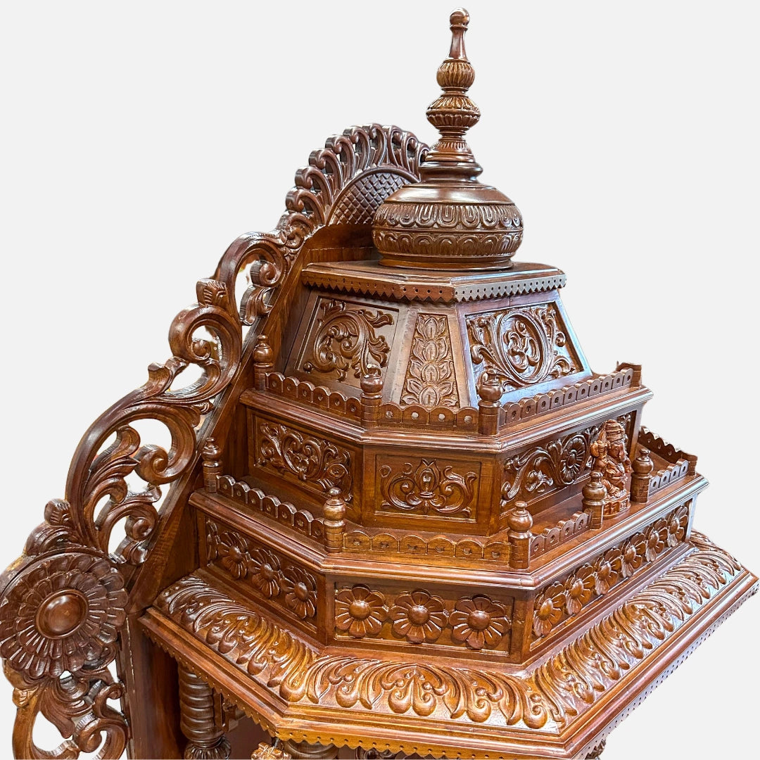 Aarzo Teak Wood Mandir (Teak)zoom view 