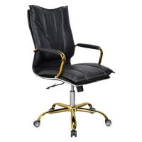 Adeka Medium Back Office Executive Chair (Black) Side Angle