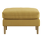 Aeris Teak Wood Ottoman Stool front view