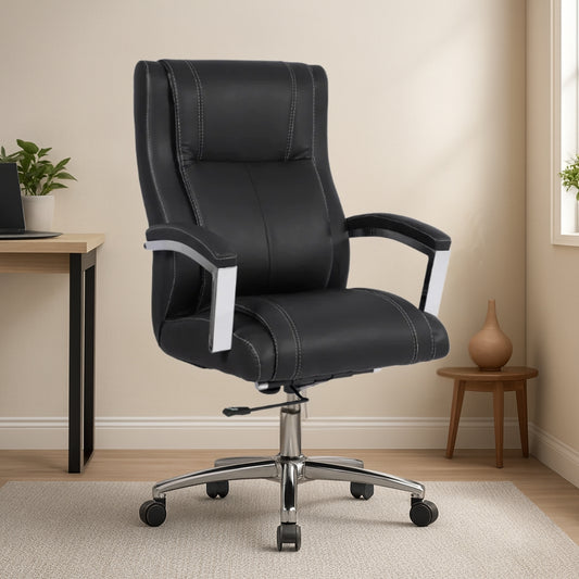 Affarista Big & Tall Executive Office Chair (Black) lifestyle view