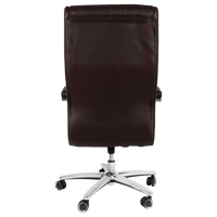 Affarista Big & Tall Executive Office Chair (Brown) Back View