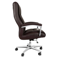 Affarista Big & Tall Executive Office Chair (Brown) Side View