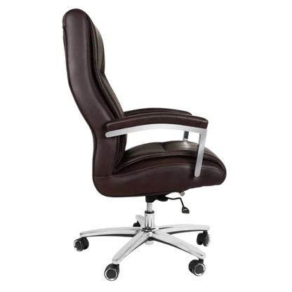 Affarista Big & Tall Executive Office Chair (Brown) Side View