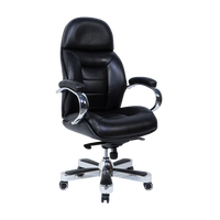 Aident Recliner Office Executive Chair (Black) Side View