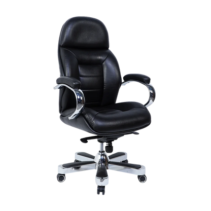 Aident Recliner Office Executive Chair (Black) Side View