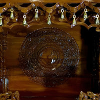 Aishani Teak Wood Mandir (Brown) zoom  view 