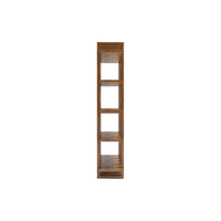 Alcove Wood Book Shelf (Teak) side view