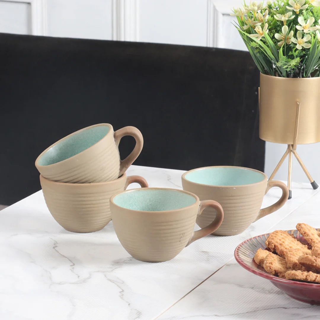 Allure Ceramic Cup (Set of 4) lifestyle view