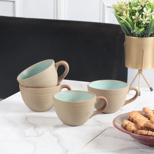 Allure Ceramic Cup (Set of 4) lifestyle view