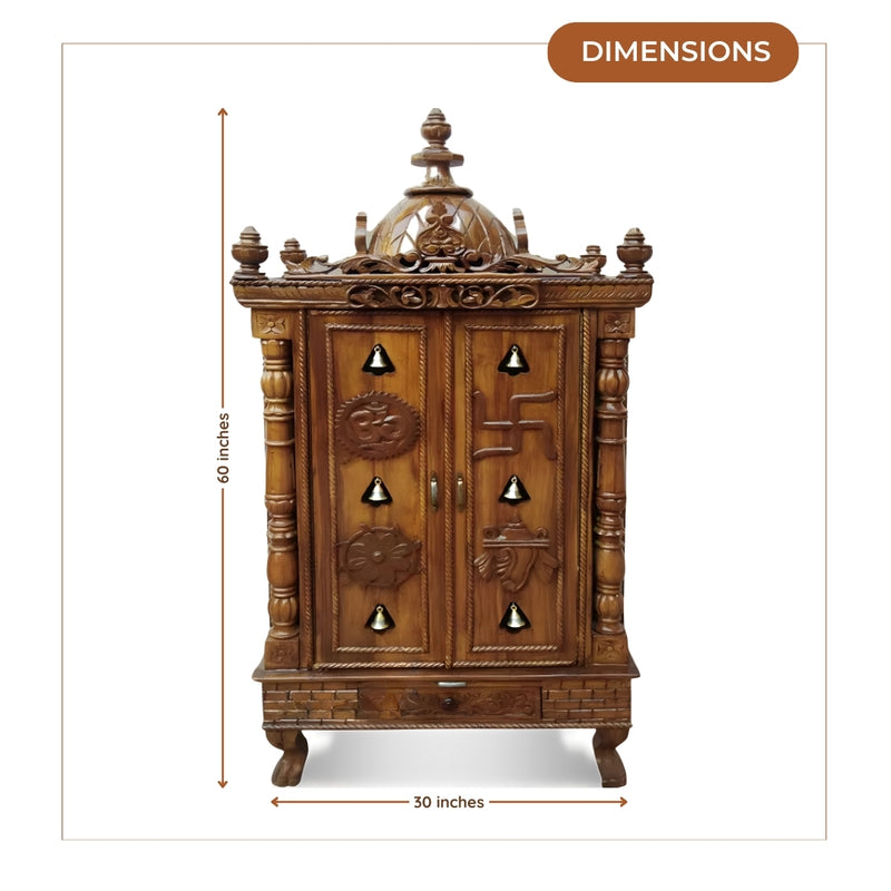 Amarjyot Teak Wood Mandap (Teak) dimensions