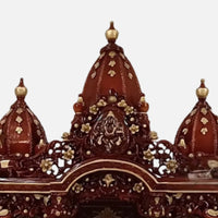 Amba Teak Wood Mandap (Cherry) zoom  view 