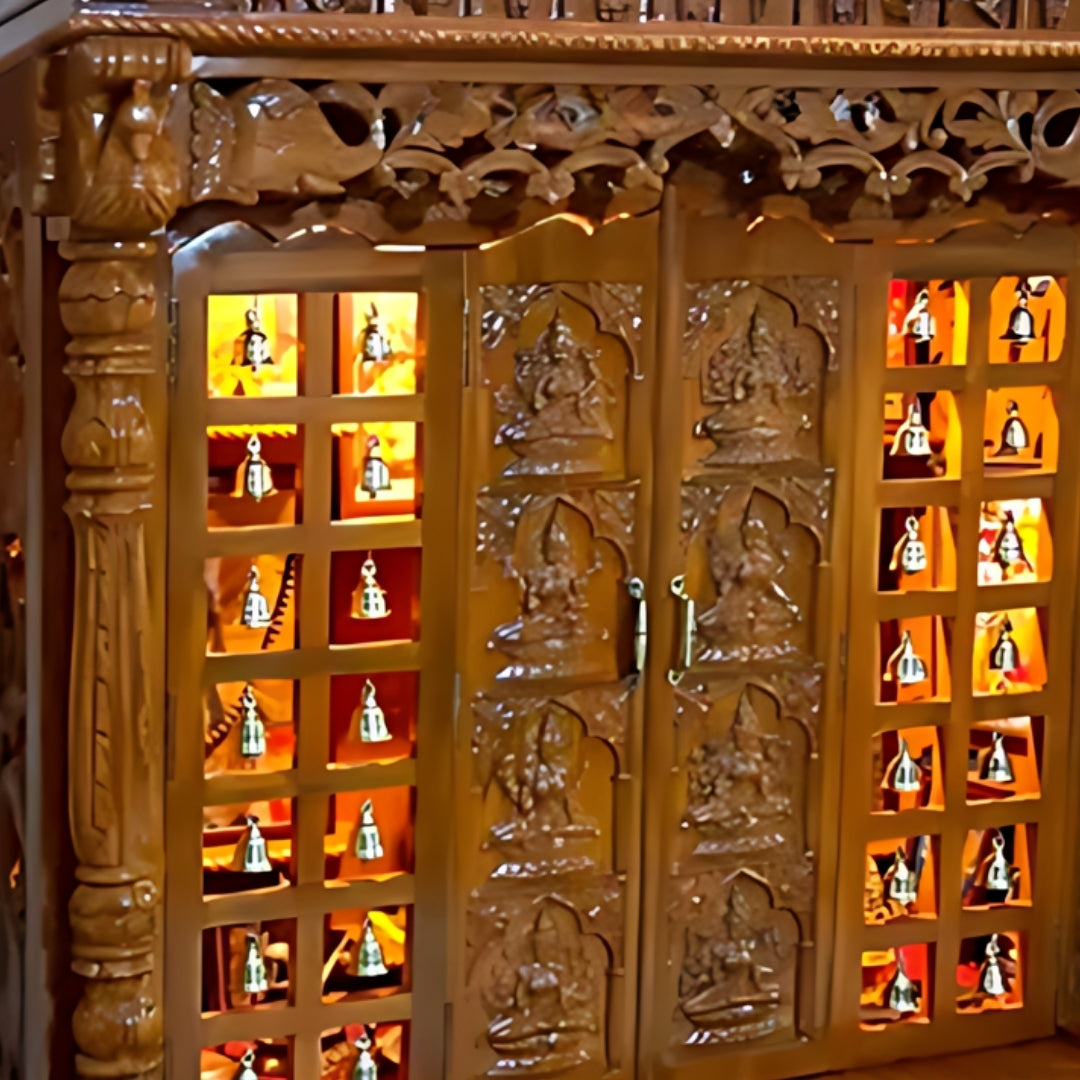 Ameya Teak Wood Mandap (Teak) close image 