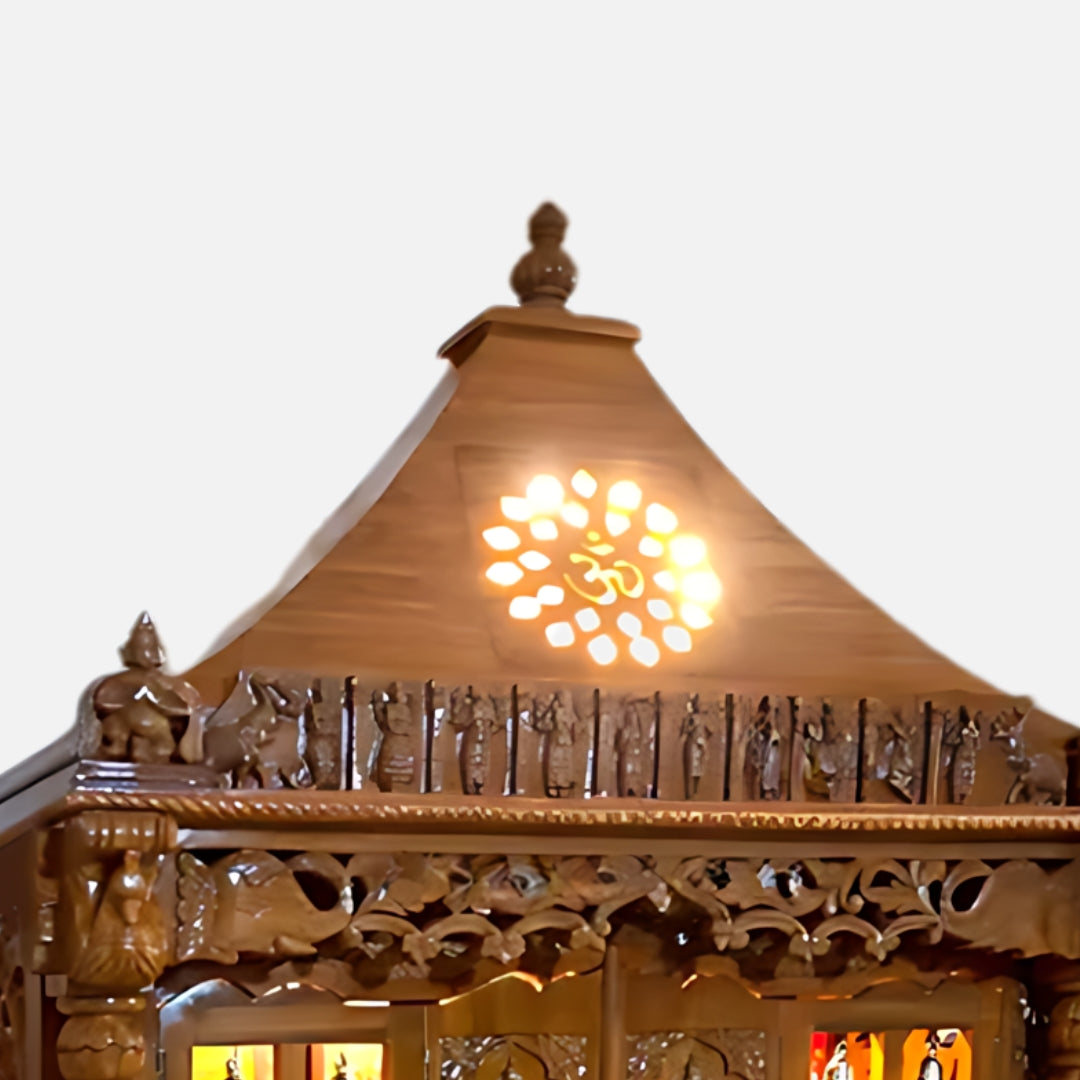Ameya Teak Wood Mandap (Teak)  zoom view