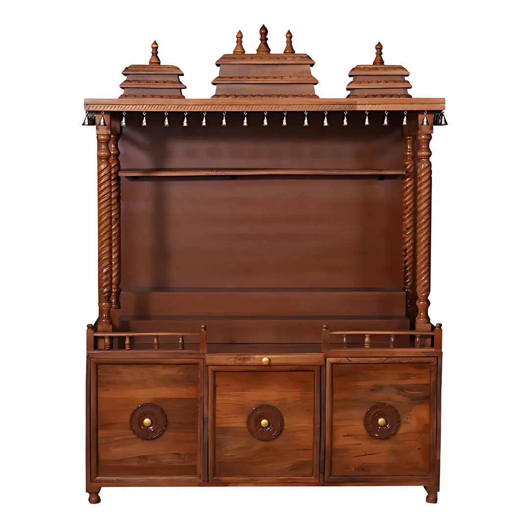 Amritaya Sheesham Wood Mandap (Teak) Front view