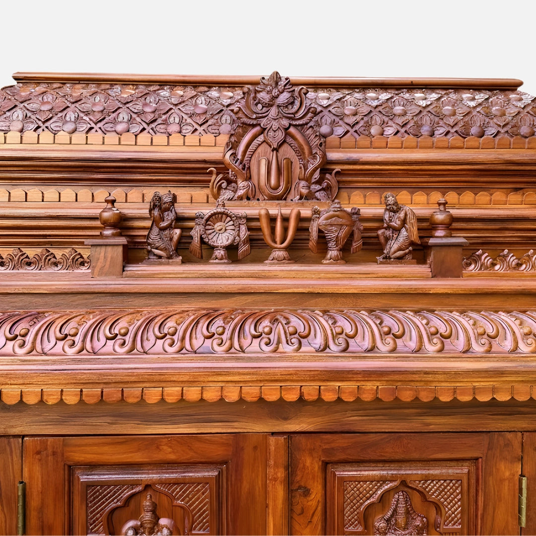Anandita Teak Wood Mandap (Teak) close view 