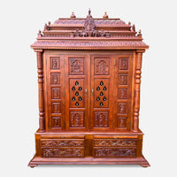 Anandita Teak Wood Mandap (Teak) front view 