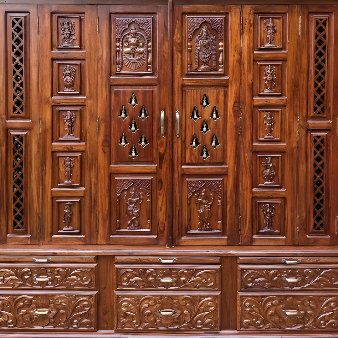Anandlok Teak Wood Mandap (Teak) zoom  view 