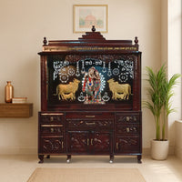 Anantashri Teak Wood Mandap (Brown) lifestyle view 
