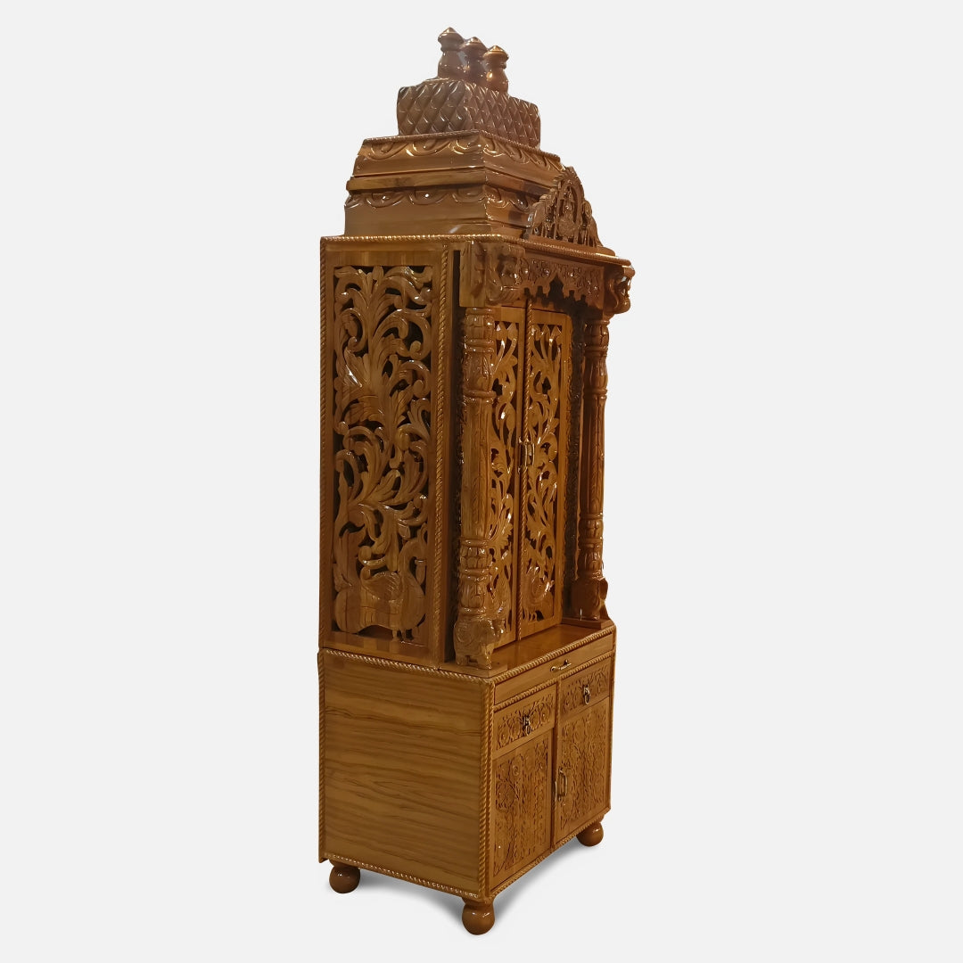 Anantesh Teak Wood Mandap (Teak) side angle 