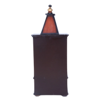 Aradhya Wall Mount Pooja Mandir (Brown Gold) Back View