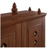 Aravaya Pooja Mandir with Door (Teak) zoom view